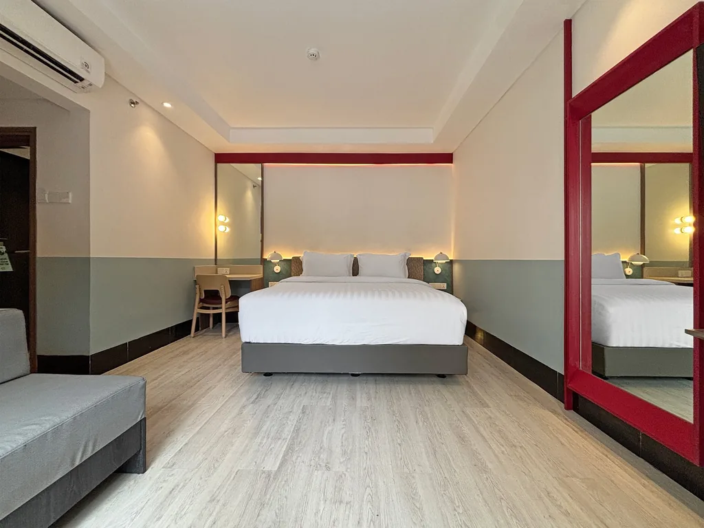 Di dalam Kamar Calypso di Volume Hotel Bandung, foto 4 dari 14
