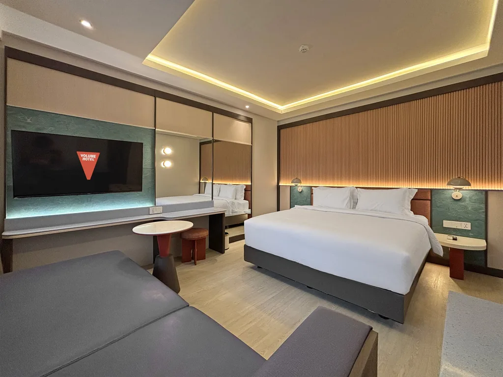 Di dalam Kamar Bluegrass di Volume Hotel Bandung, foto 2 dari 7