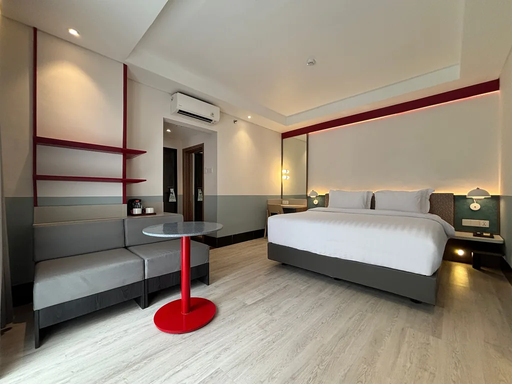 Di dalam Kamar Calypso di Volume Hotel Bandung, foto 3 dari 14